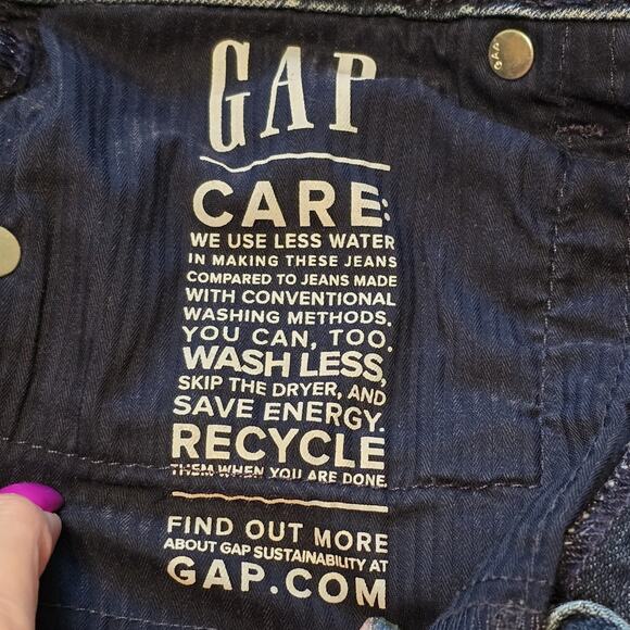 Gap Minimalist Vintage Slim Sky High Jeans 4R Dark Wash Stretch Capsule Normcore - Picture 6 of 13